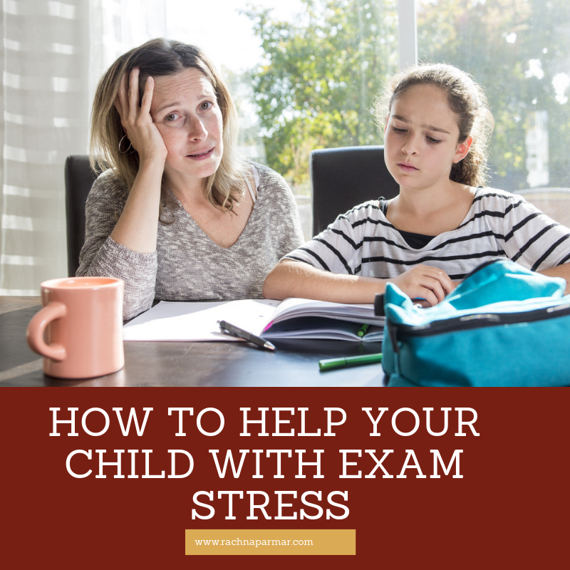 help child exam stress
